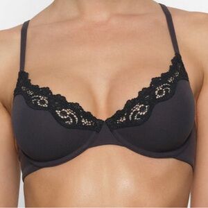 Skims Fits Everybody Lace Unlined Scoop Bra - Size 34E(DD)
